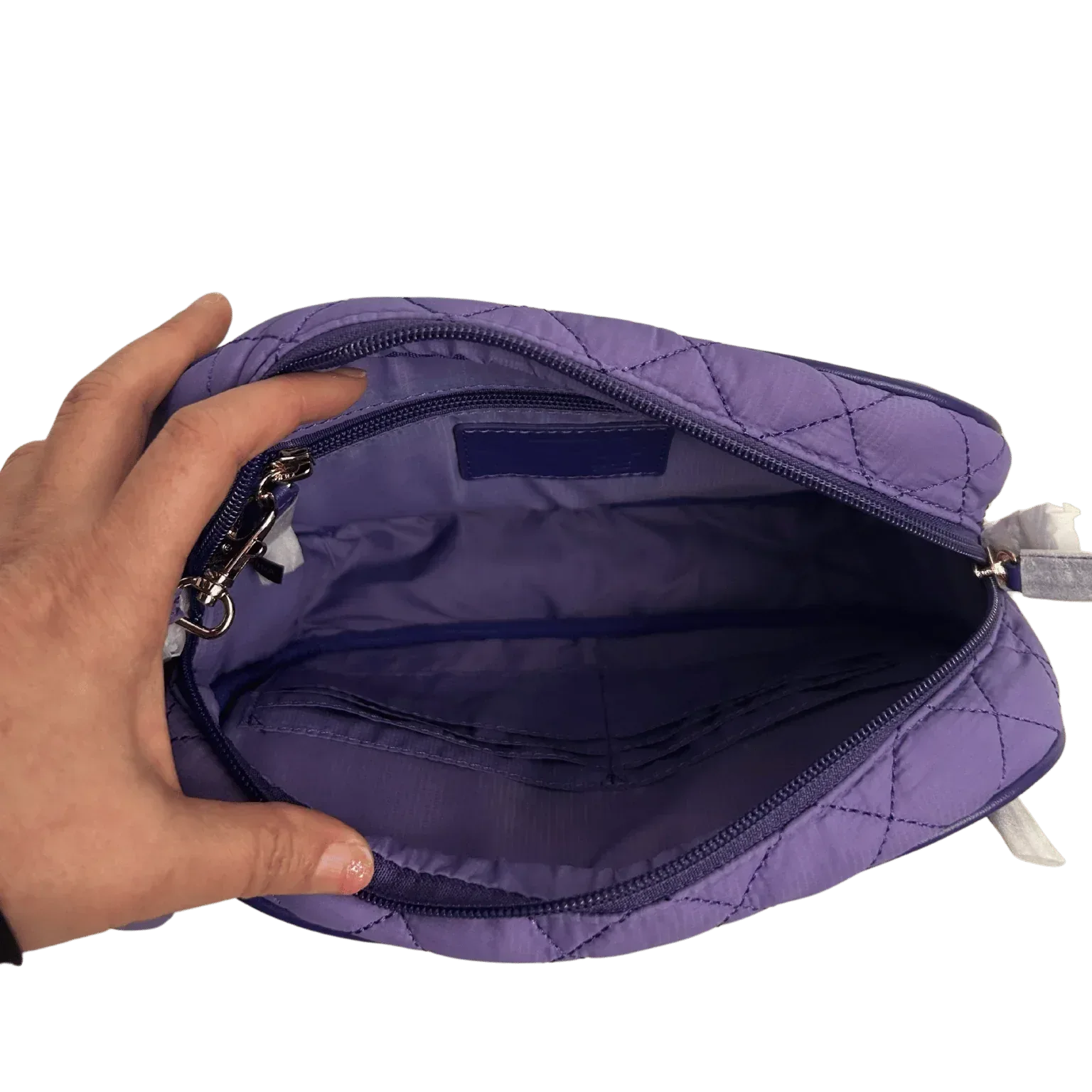 Alyssa Nylon Quilted Crossbody MiamiLeathers.com