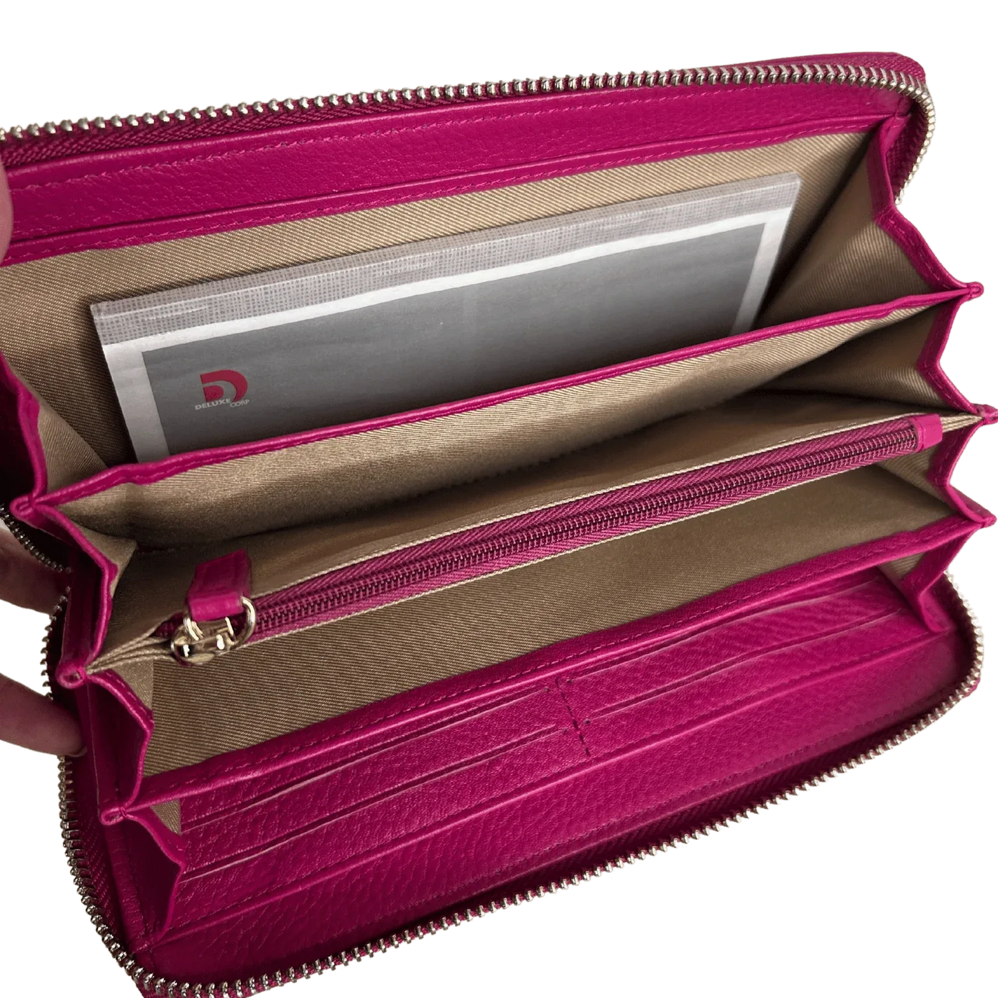 Sophia Zip-Around Leather Wallet – Travel & Everyday MiamiLeathers.com