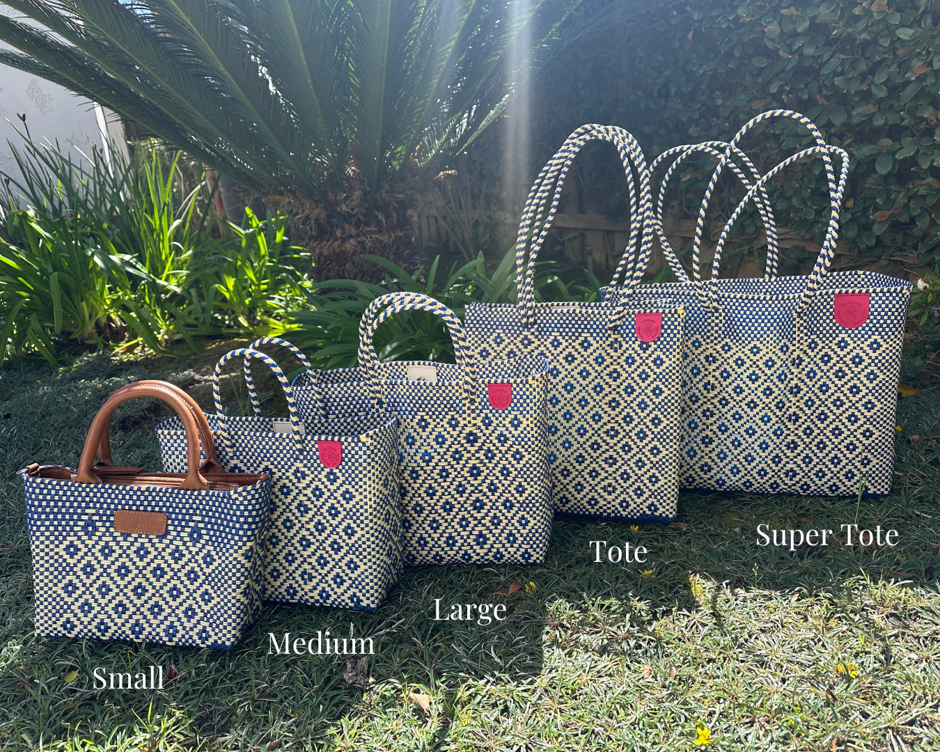 Zebra Woven Super Tote Tin Marin Brand
