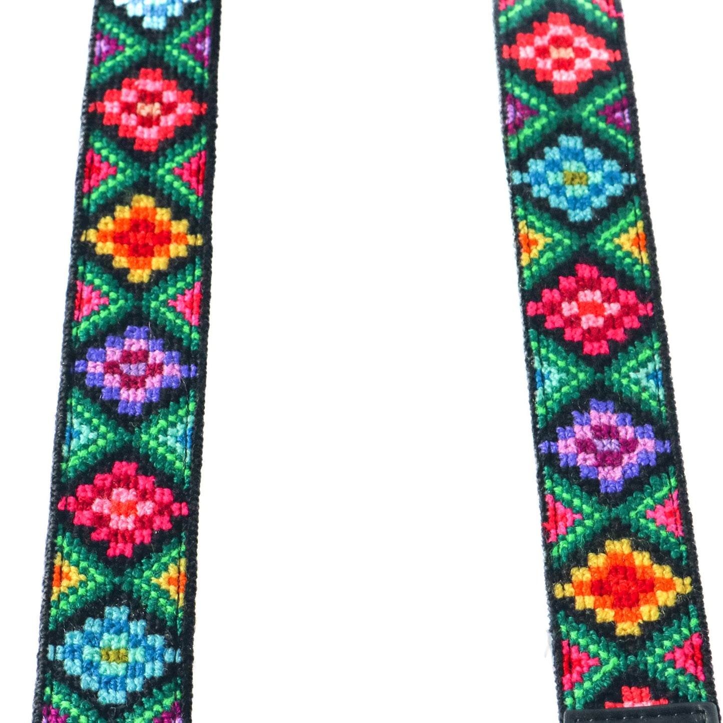 Mai Woven Bag Strap - Multi with Leather Tin Marin Brand
