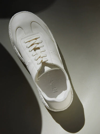 Chunky White Platform Sneakers - Wolvess