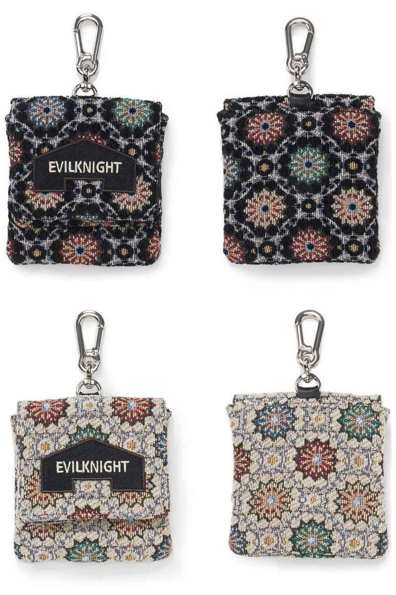 Jacquard Mandala Coin Pouch