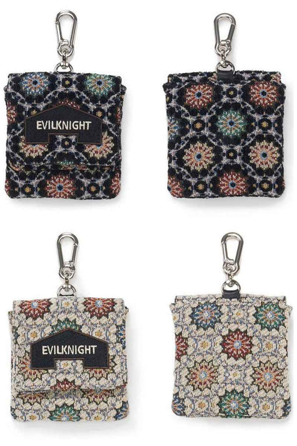 Jacquard Mandala Coin Pouch