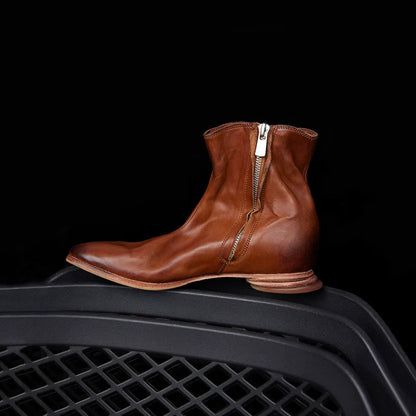 Black Leather Tabi Boots - Wolvess