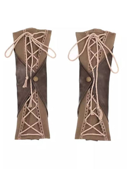 Vintage Lace Up sleeve - Wolvess