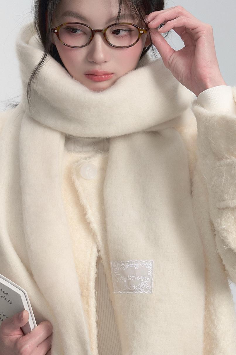 Wool Fringe Scarf - Wolvess