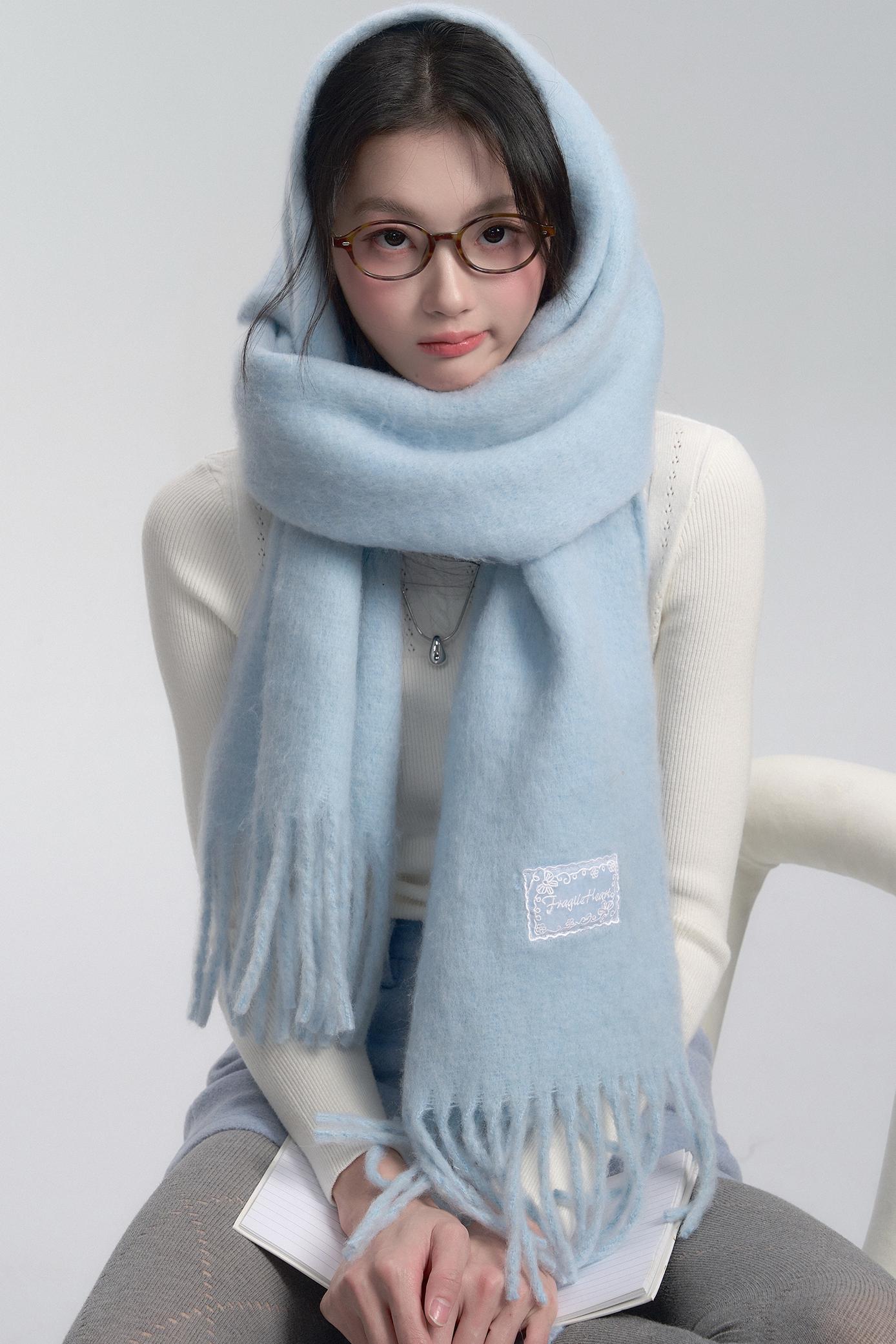 Wool Fringe Scarf - Wolvess