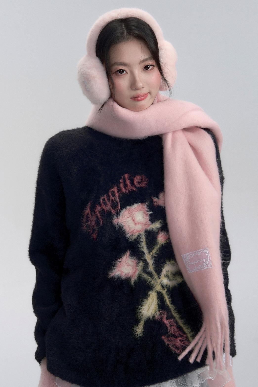 Wool Fringe Scarf - Wolvess