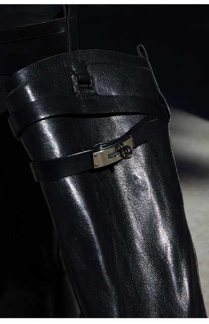 Leather Equestrian Riding Boots - Wolvess