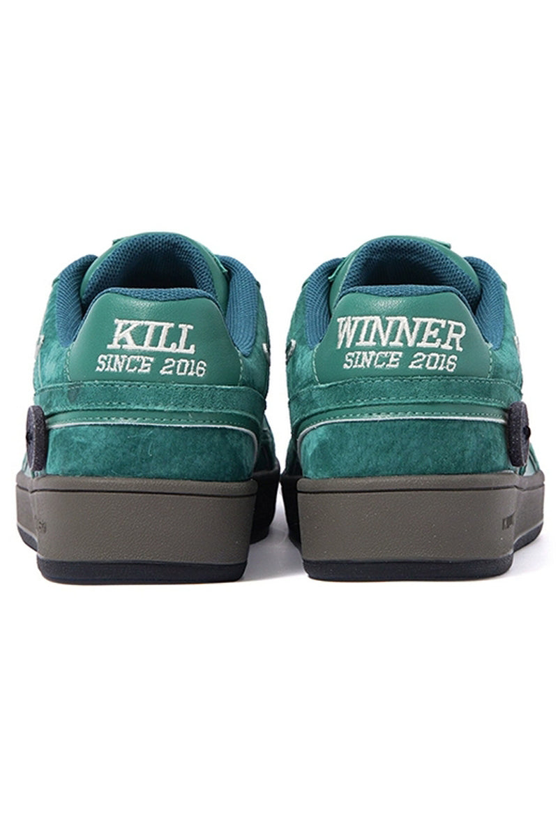 Suede Low-Top Sneakers Green - Wolvess