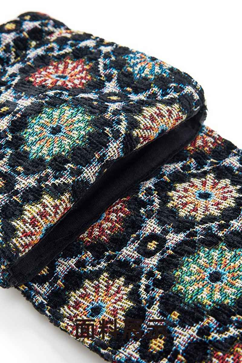 Jacquard Mandala Coin Pouch