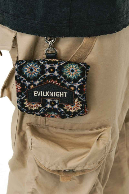 Jacquard Mandala Coin Pouch