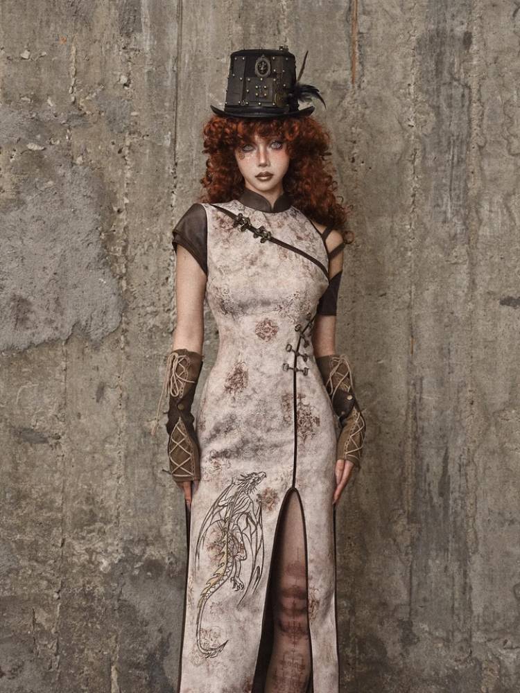 Vintage Lace Up sleeve - Wolvess