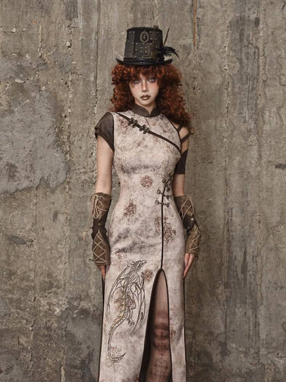 Vintage Lace Up sleeve - Wolvess