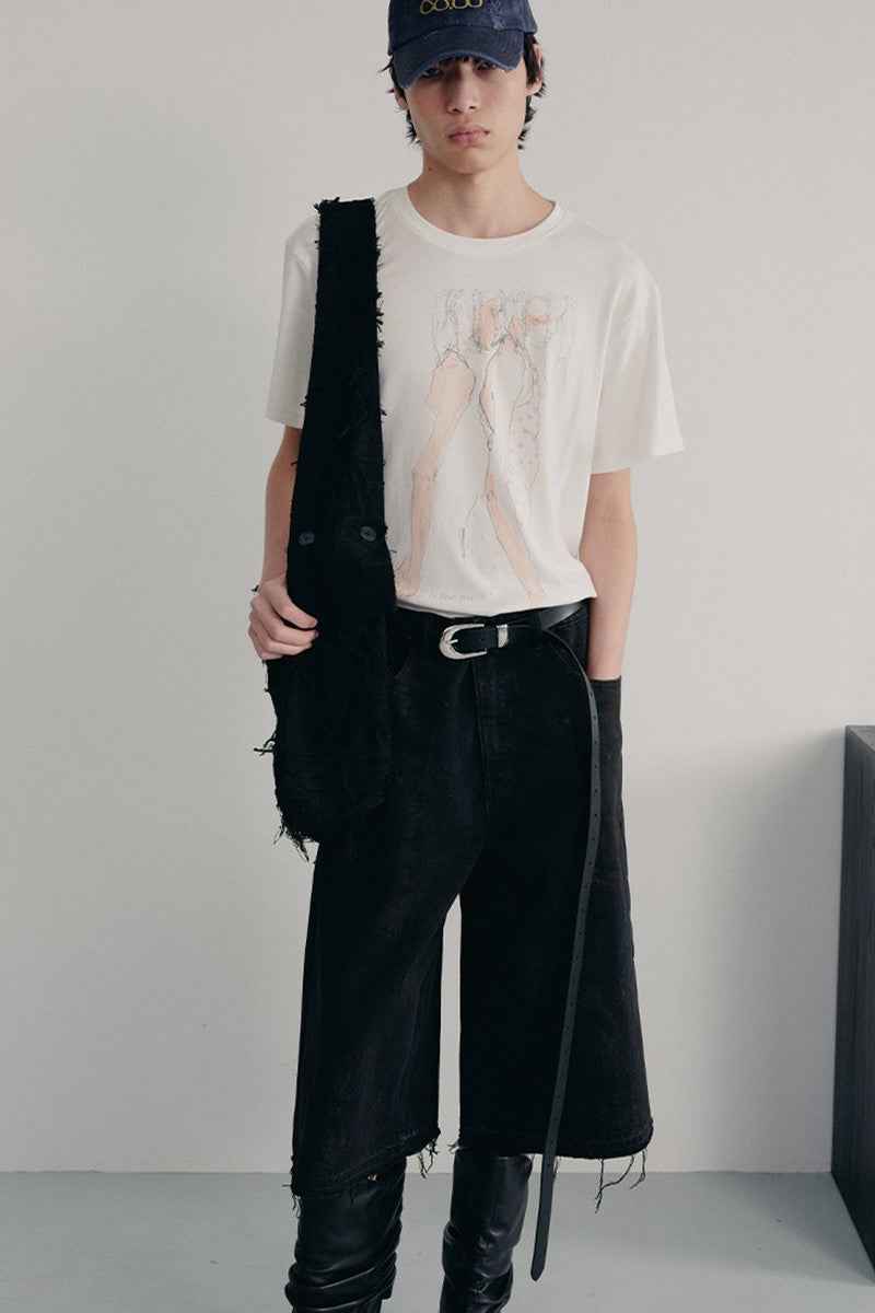 Fringe Quilted Hobo Bag