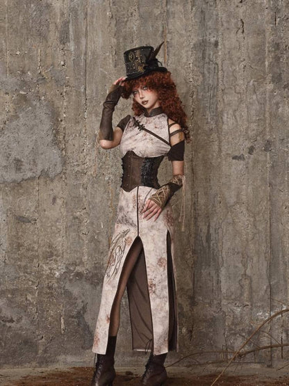 Vintage Lace Up sleeve - Wolvess