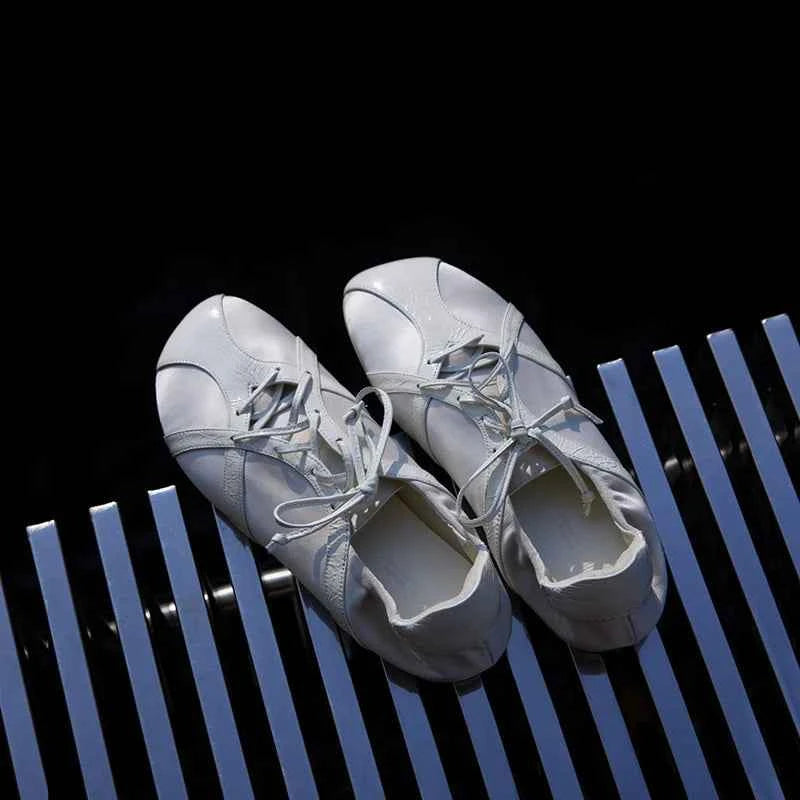 Metallic Lace-Up Sneakers with Shiny Trim