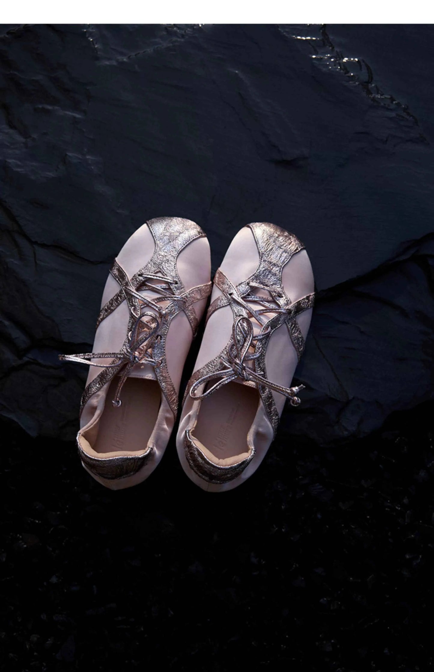 Metallic Lace-Up Sneakers with Shiny Trim