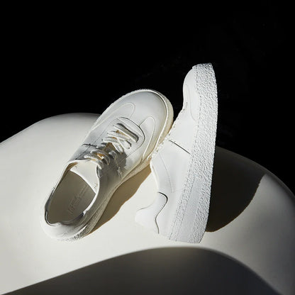 Chunky White Platform Sneakers - Wolvess