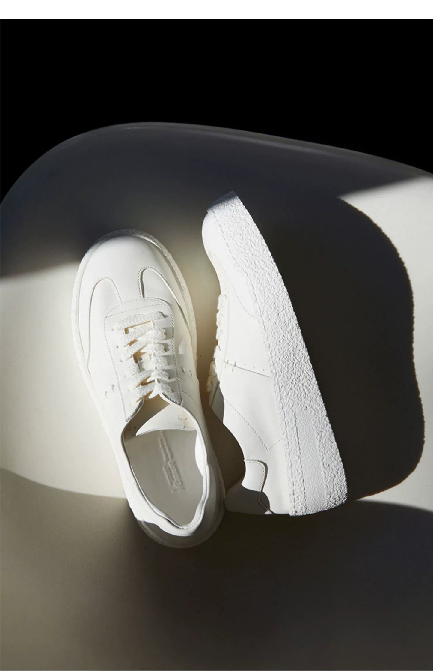 Chunky White Platform Sneakers - Wolvess
