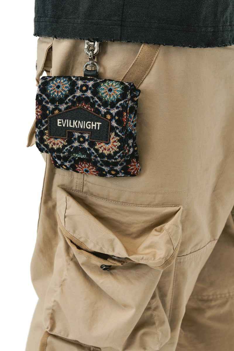 Jacquard Mandala Coin Pouch