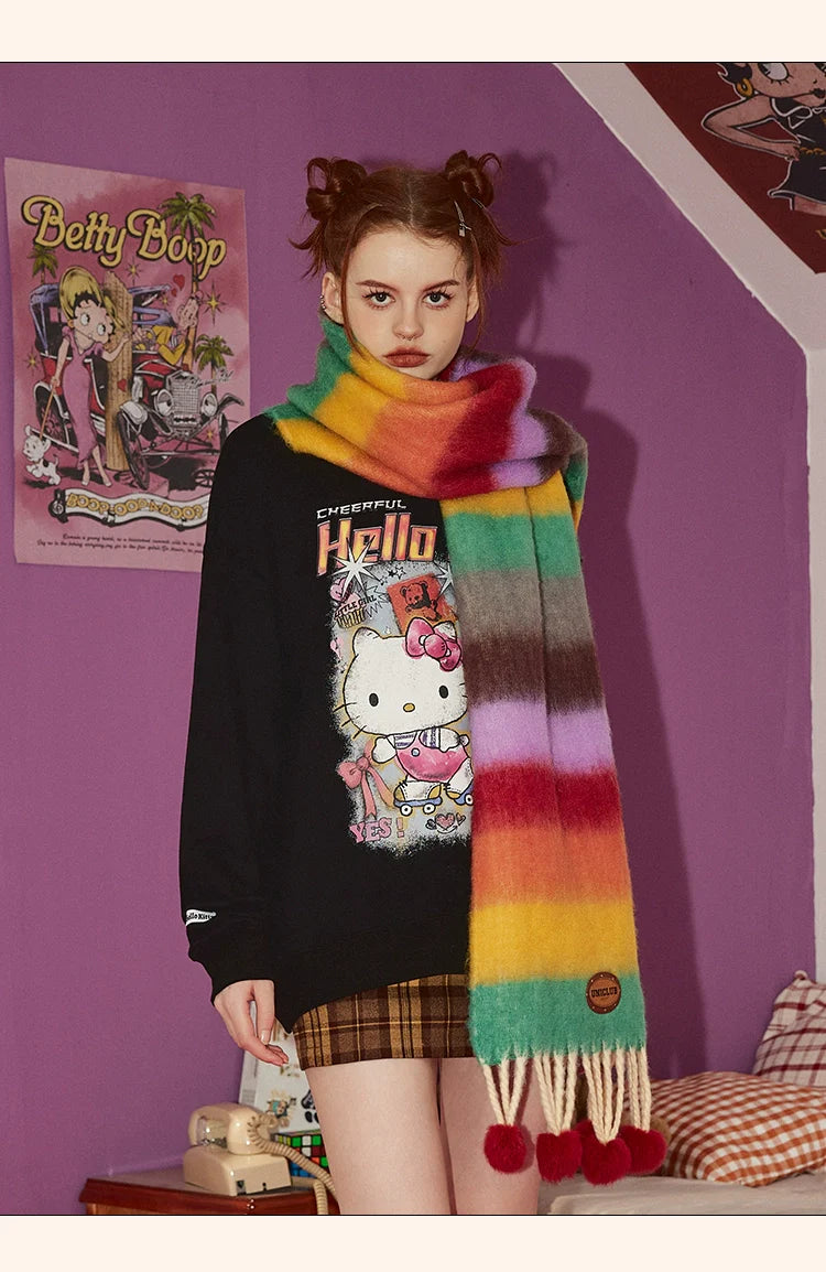 Dopamine Colorful Scarf - Wolvess