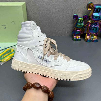 Off-White 3.0 Off Court White Beige High-Top Sneaker
