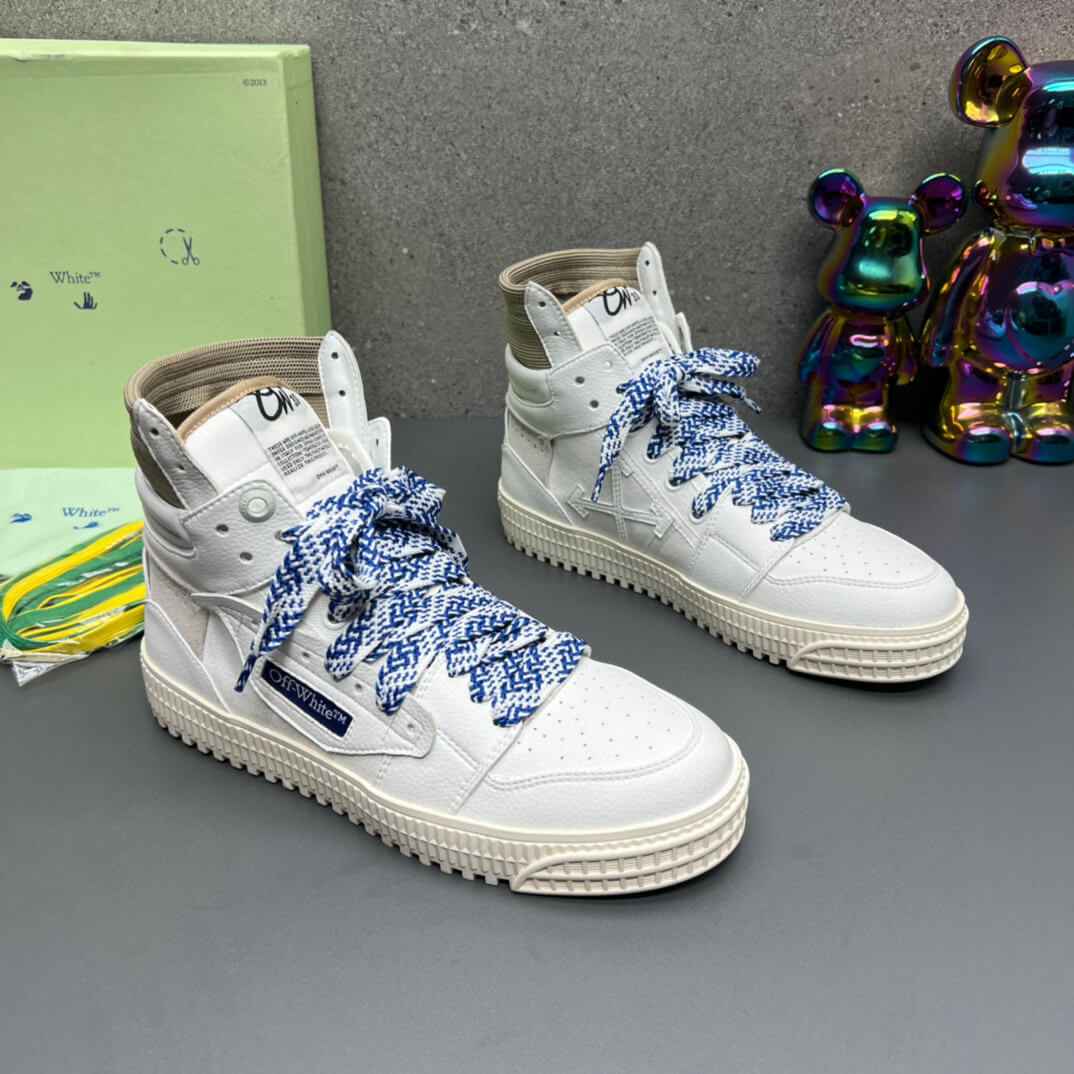 Off-White Off-Court 3.0  White Blue High-Top Sneaker