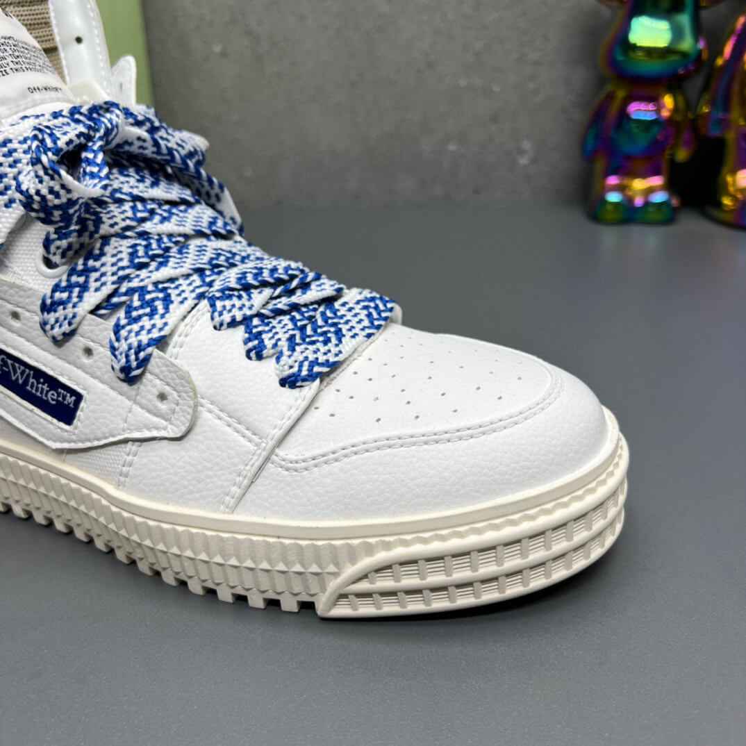 Off-White Off-Court 3.0  White Blue High-Top Sneaker