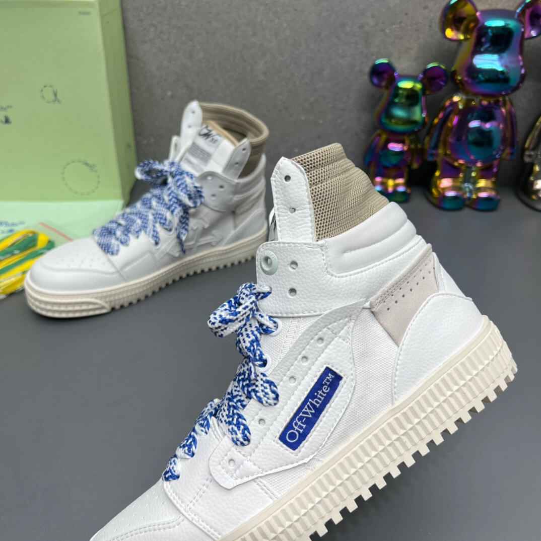 Off-White Off-Court 3.0  White Blue High-Top Sneaker