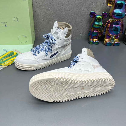 Off-White Off-Court 3.0  White Blue High-Top Sneaker