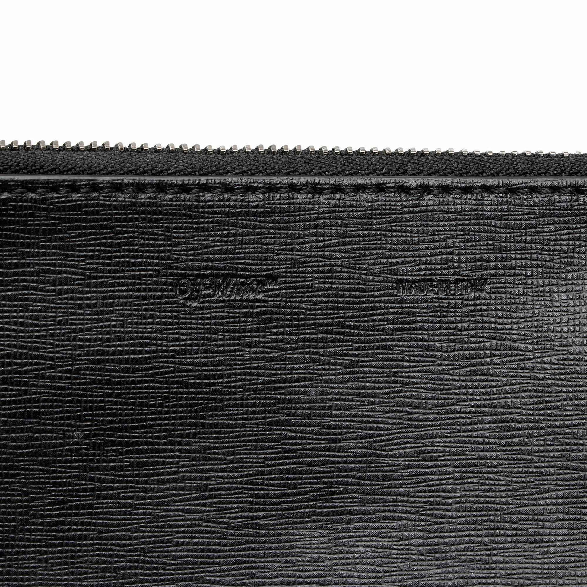 Off-White Leather Diag Mini Flap Bag