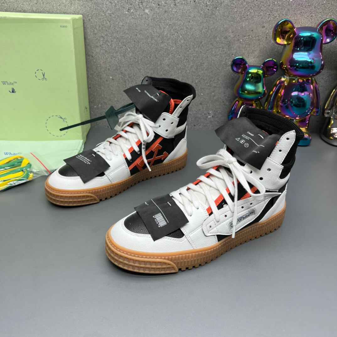 Off-White Off-Court 3.0  White Black High-Top Sneaker