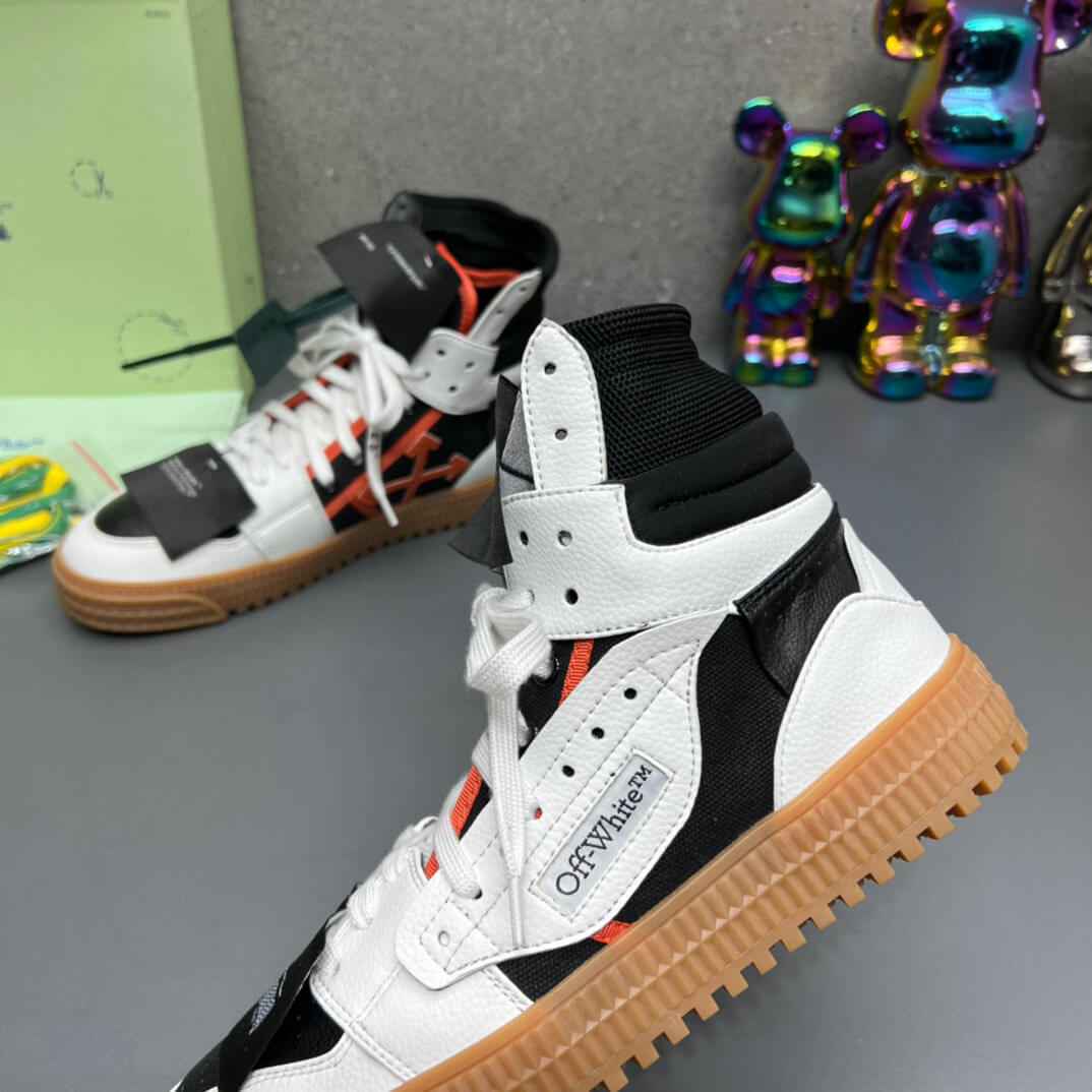 Off-White Off-Court 3.0  White Black High-Top Sneaker