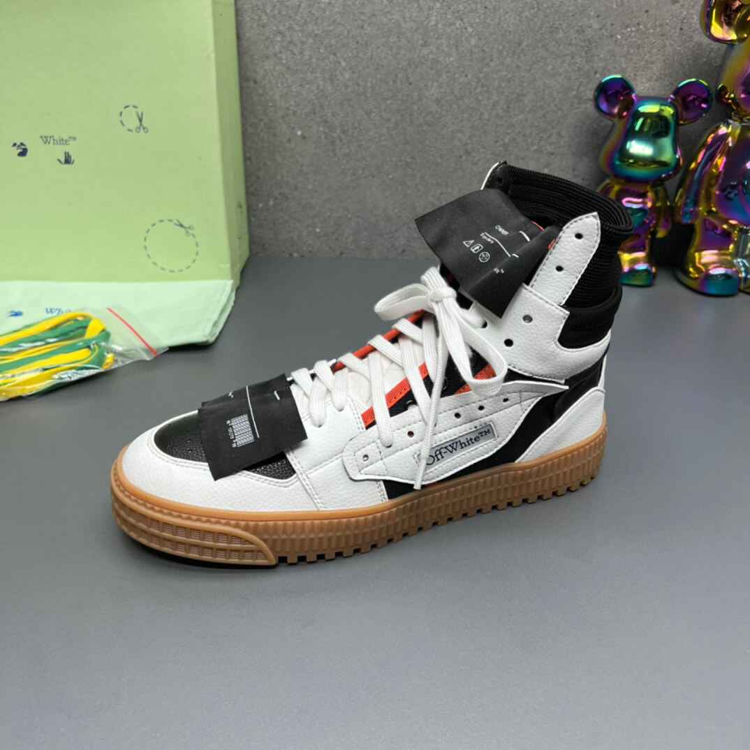 Off-White Off-Court 3.0  White Black High-Top Sneaker