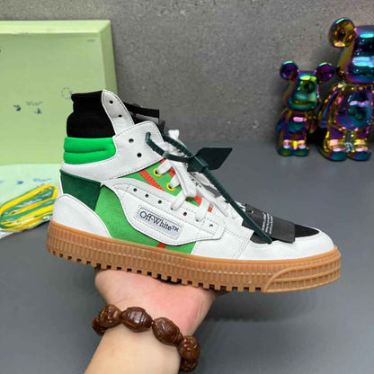 Off-White Off-Court 3.0  White Green High-Top Sneaker