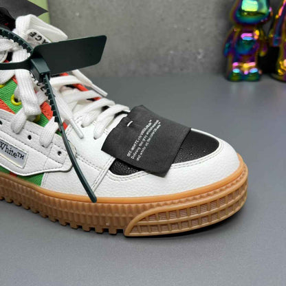 Off-White Off-Court 3.0  White Green High-Top Sneaker