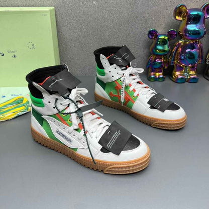 Off-White Off-Court 3.0  White Green High-Top Sneaker