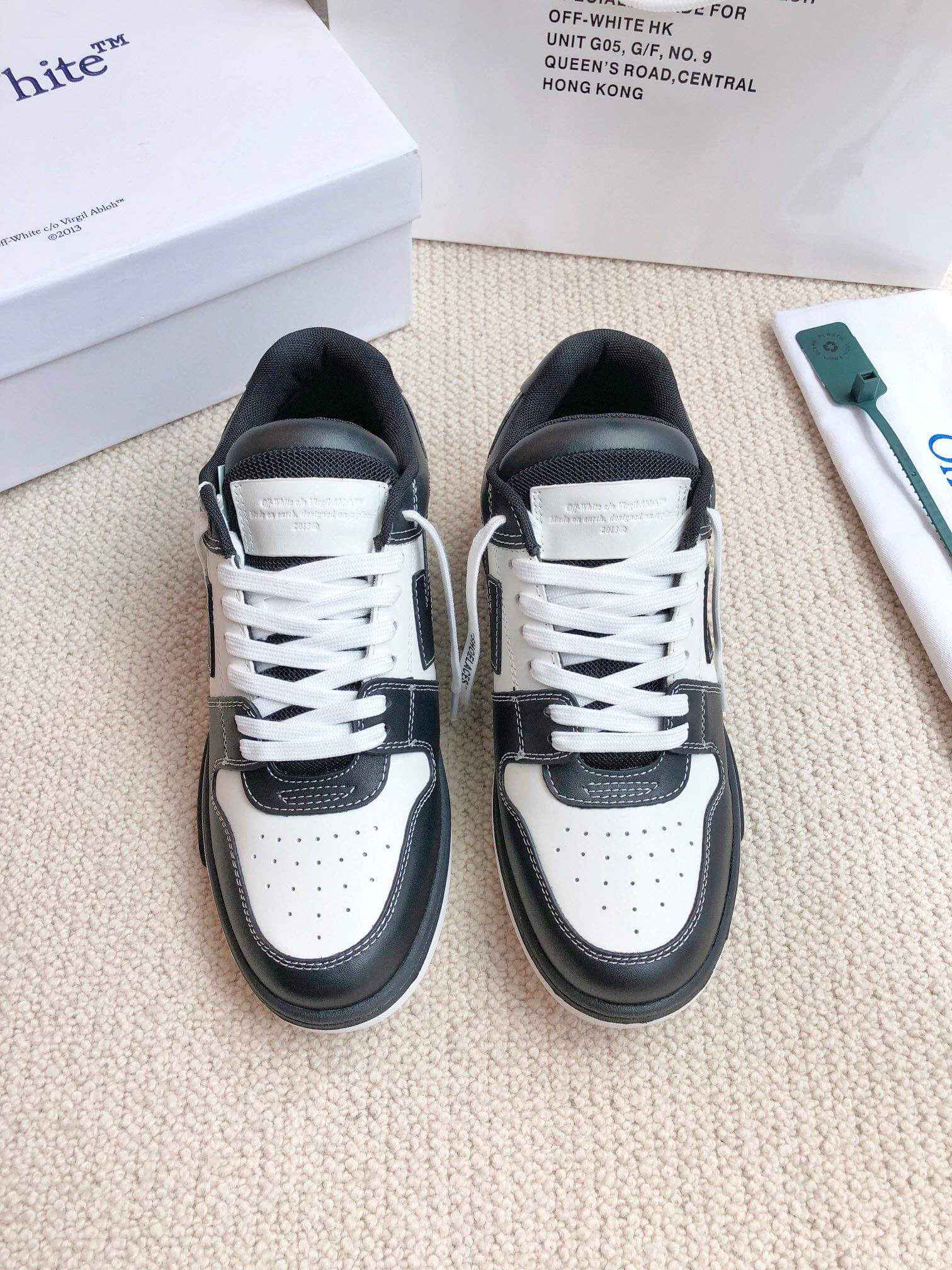 Off-White 'Out of Office' - White/Black Sneakers