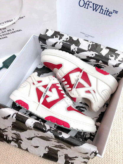 Off-White Out of Office 'White Red Gum' Sneaker
