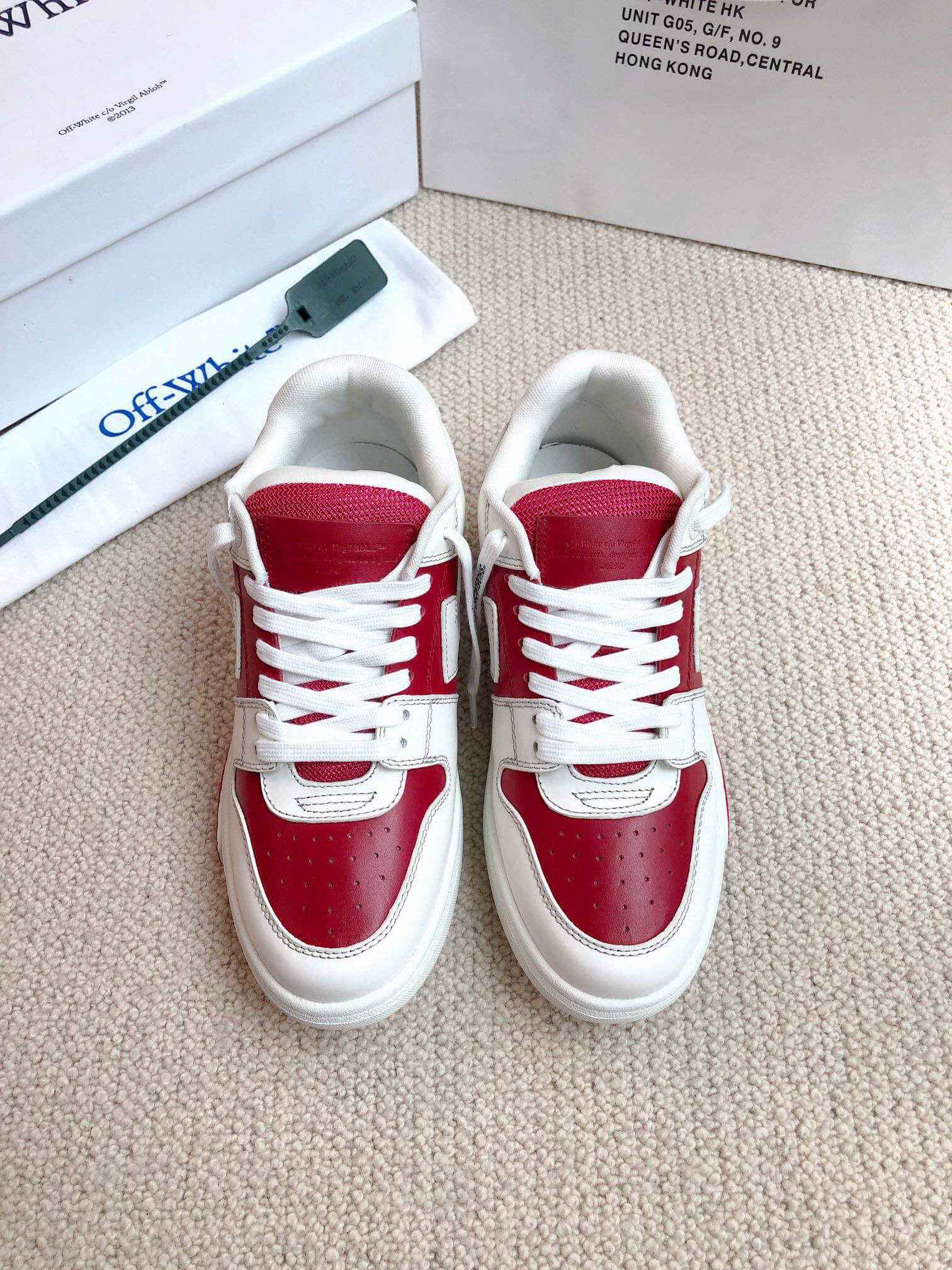Off-White Out of Office 'White Red Gum' Sneaker