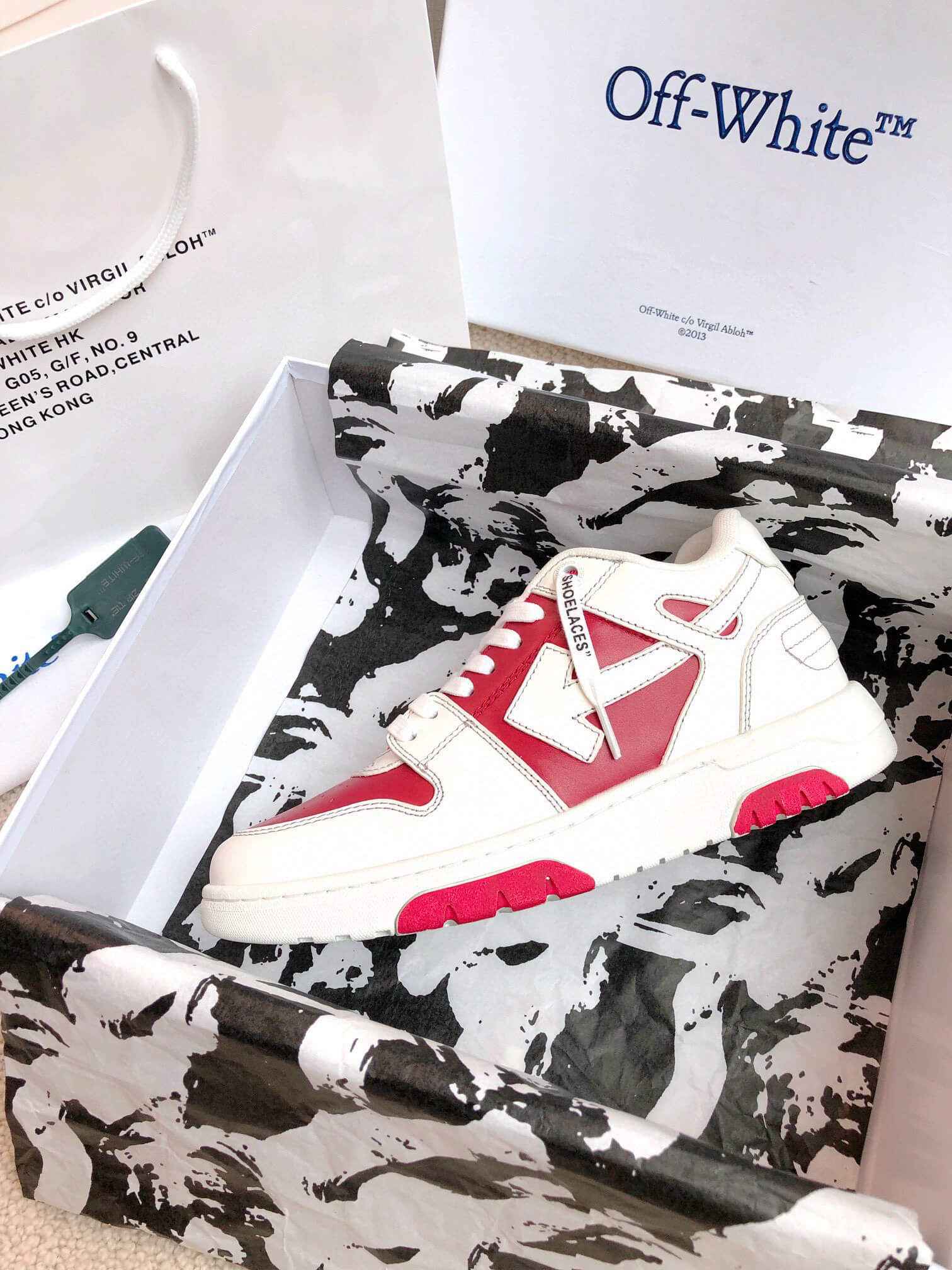 Off-White Out of Office 'White Red Gum' Sneaker