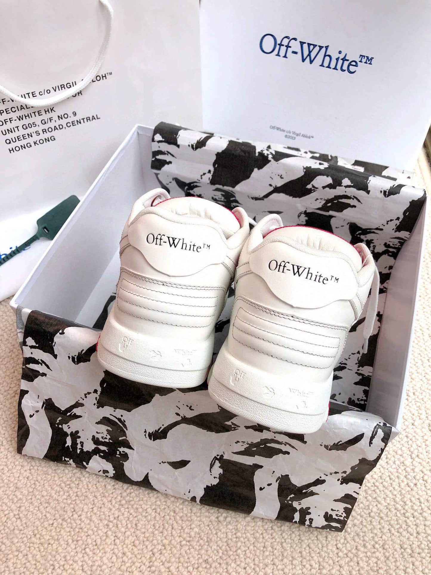 Off-White Out of Office 'White Red Gum' Sneaker