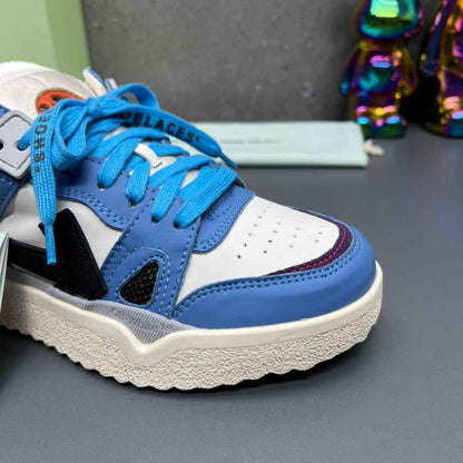 Off-White 'Blue Black' Sponge Mid Top Sneaker