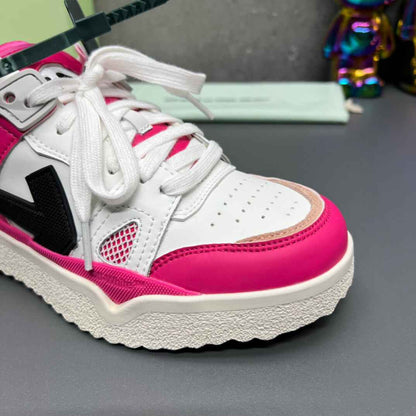 Off-White 'Fuchsia Pink' Sponge Mid-Top Sneaker