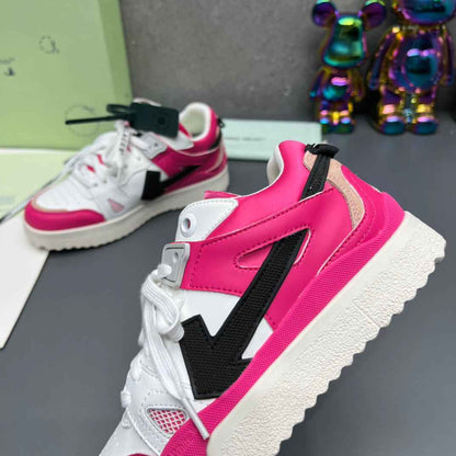 Off-White 'Fuchsia Pink' Sponge Mid-Top Sneaker