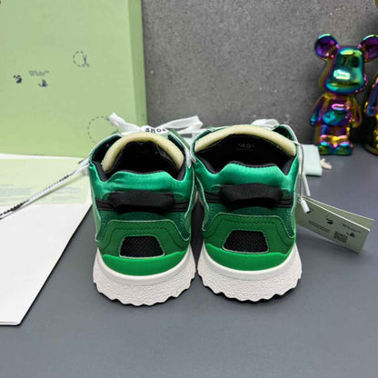 Off-White 'Green White Black' Sponge Mid-Top Sneaker