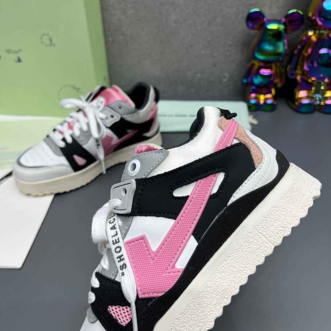 Off-White 'Light Pink' Midtop Sponge Sneakers