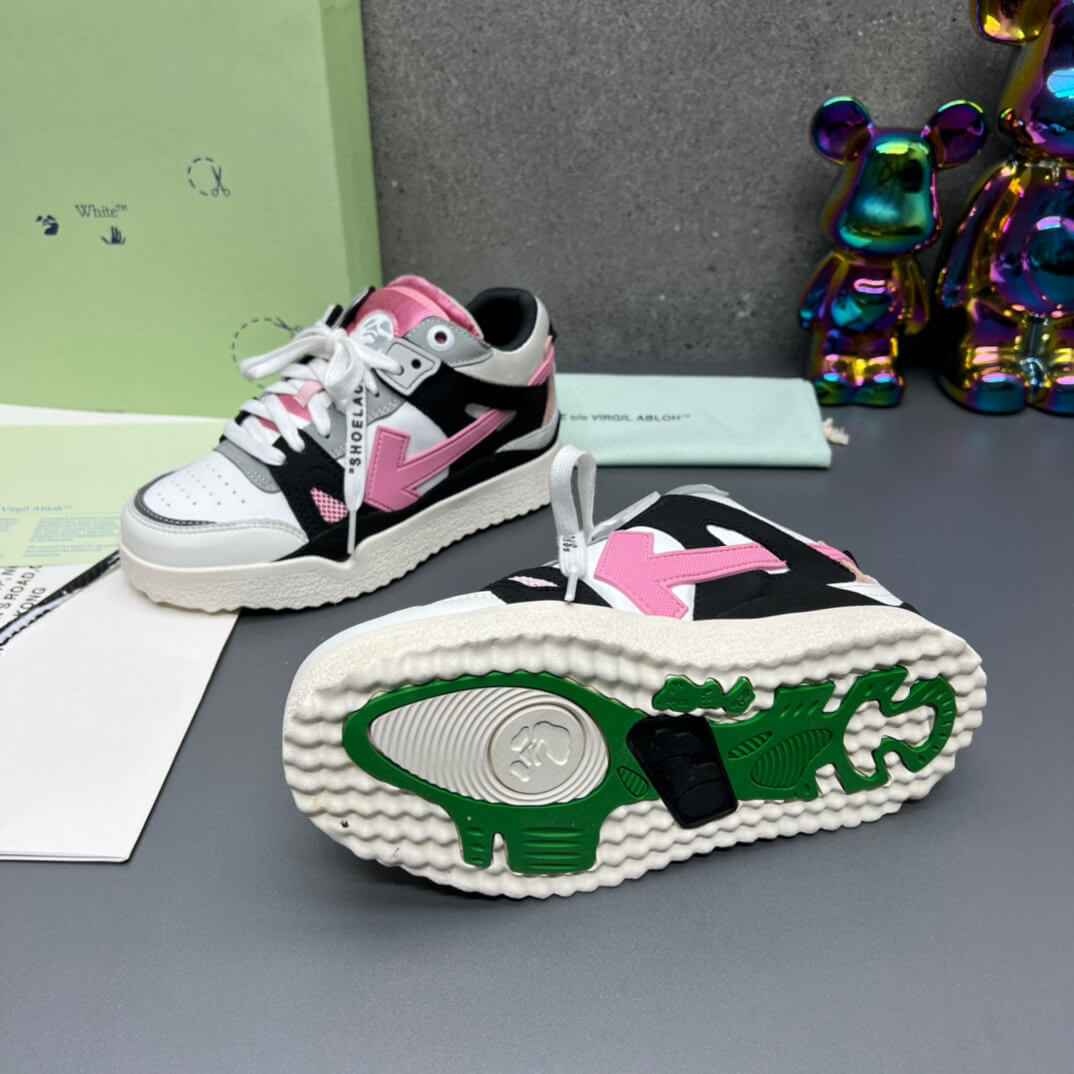 Off-White 'Light Pink' Midtop Sponge Sneakers