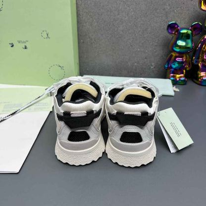 Off-White 'White Black' Sponge Mid-Top Sneaker